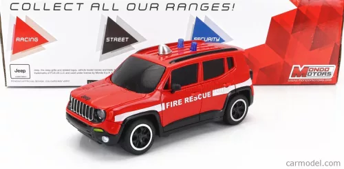 JEEP  RENEGADE FIRE ENGINE 2017  RED WHITE - távirányítós autó
