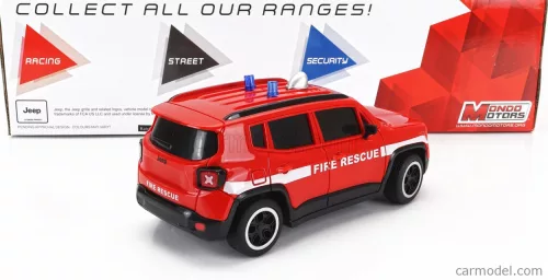 JEEP  RENEGADE FIRE ENGINE 2017  RED WHITE - távirányítós autó