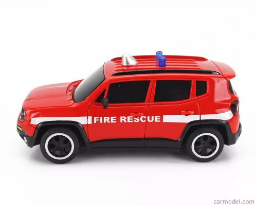 JEEP  RENEGADE FIRE ENGINE 2017  RED WHITE - távirányítós autó