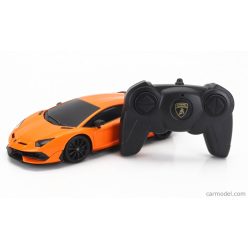   LAMBORGHINI  AVENTADOR SVJ 2018  ORANGE - távirányítós autó