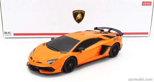 LAMBORGHINI  AVENTADOR SVJ 2018  ORANGE - távirányítós autó