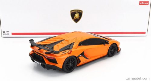 LAMBORGHINI  AVENTADOR SVJ 2018  ORANGE - távirányítós autó