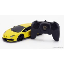   LAMBORGHINI  AVENTADOR SVJ 2018  YELLOW - távirányítós autó