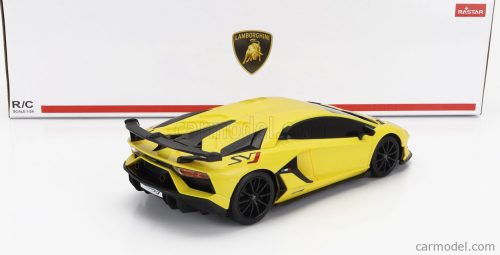 LAMBORGHINI  AVENTADOR SVJ 2018  YELLOW - távirányítós autó