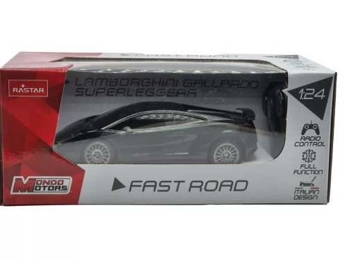 LAMBORGHINI  GALLARDO SUPERLEGGERA 2007  BLACK - távirányítós autó