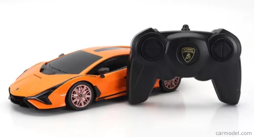 LAMBORGHINI  SIAN FKP 37 HYBRID 2020  ORANGE BLACK - TÁVIRÁNYÍTÓS AUTÓ