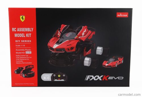 FERRARI  FXX-K EVO N 54 RACING 2018 - MODEL-KIT  RED - távirányítós autó