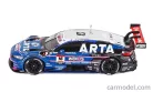HONDA  CIVIC TYPE R-GT TEAM ARTA MUGEN N 16 GT500 CLASS SUPER GT 2025 HIROKI OTSU - REN SATO  BLUE