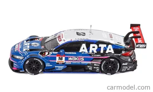 HONDA  CIVIC TYPE R-GT TEAM ARTA MUGEN N 16 GT500 CLASS SUPER GT 2025 HIROKI OTSU - REN SATO  BLUE