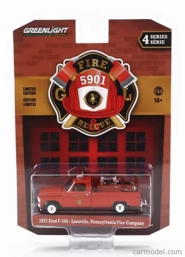 FORD USA  F-250 PICK-UP PENNSYLVANIA FIRE ENGINE 1972  ORANGE