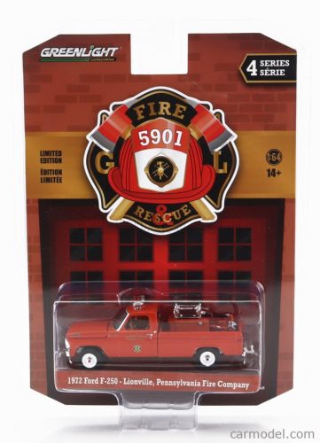 FORD USA  F-250 PICK-UP PENNSYLVANIA FIRE ENGINE 1972  ORANGE