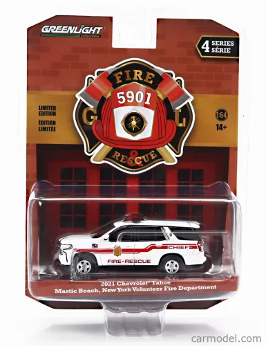 CHEVROLET  TAHOE MASTIC BEACH FIRE ENGINE 2021  WHITE RED