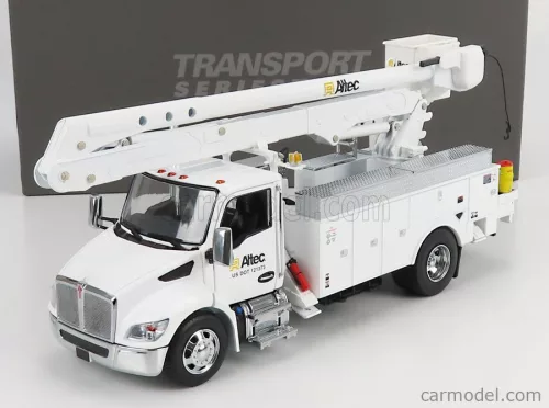 KENWORTH  T380 TRUCK ALTEC AA55 GRU CRANE ELEVATOR CON PIATTAFORMA CESTELLO 2010  WHITE