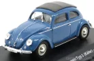 VOLKSWAGEN  BEETLE TYPE I KAFER CABRIOLET CLOSED 1950  BLUE