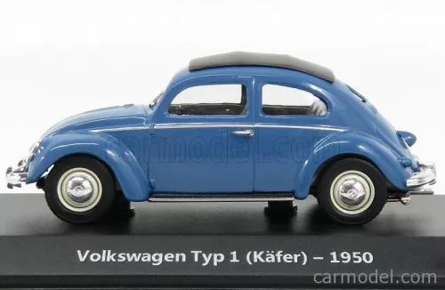 VOLKSWAGEN  BEETLE TYPE I KAFER CABRIOLET CLOSED 1950  BLUE