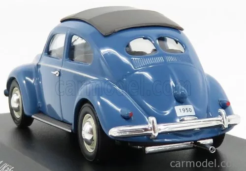 VOLKSWAGEN  BEETLE TYPE I KAFER CABRIOLET CLOSED 1950  BLUE