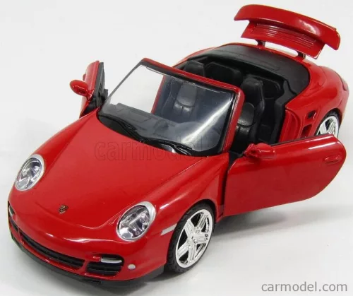 PORSCHE  911 997 TURBO CABRIOLET 2007  RED
