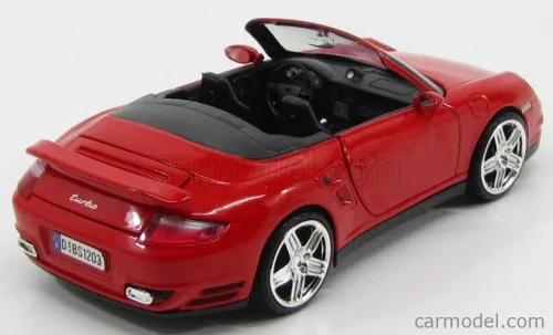 PORSCHE  911 997 TURBO CABRIOLET 2007  RED