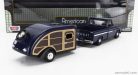 CHEVROLET  C-10 FLEETSIDE PICK-UP WITH TRAILER ROULOTTE 1966  BLUE WOOD