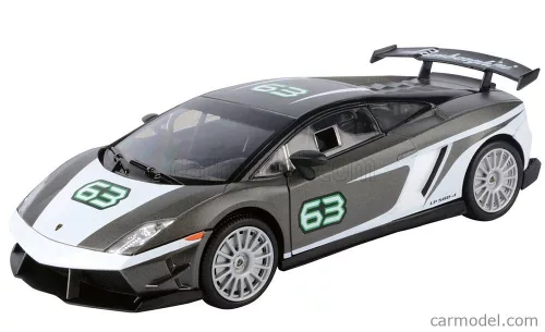 LAMBORGHINI  GALLARDO LP560-4 N 63 SUPER TROFEO 2011  GREY WHITE