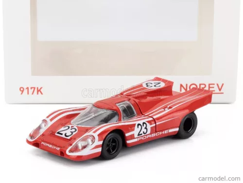PORSCHE  917K 4.9L TEAM SALZBURG N 23 WINNER 24h LE MANS 1970 HANS HERRMANN - RICHARD ATTWOOD  RED WHITE