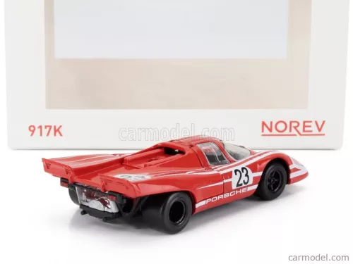 PORSCHE  917K 4.9L TEAM SALZBURG N 23 WINNER 24h LE MANS 1970 HANS HERRMANN - RICHARD ATTWOOD  RED WHITE