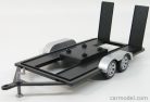 ACCESSORIES  CARRELLO TRASPORTO AUTO 2-ASSI - CAR TRANSPORTER TRAILER  BLACK SILVER