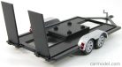 ACCESSORIES  CARRELLO TRASPORTO AUTO 2-ASSI - CAR TRANSPORTER TRAILER  BLACK SILVER