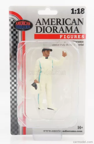 FIGURES  MAN RACING LEGEND 2000s-A  WHITE GREEN