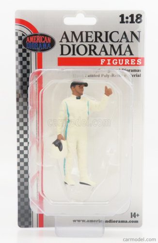 FIGURES  MAN RACING LEGEND 2000s-A  WHITE GREEN