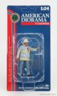 FIGURES  FIREFIGHTERS - FIRE CAPTAIN  GREY BLUE