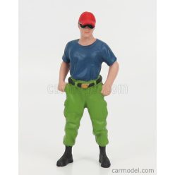 FIGURES  FIREFIGHTERS - OFF DUTY  BLUE GREEN