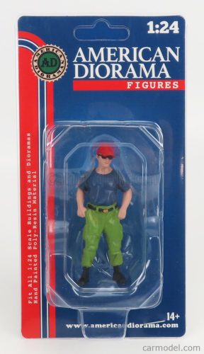 FIGURES  FIREFIGHTERS - OFF DUTY  BLUE GREEN