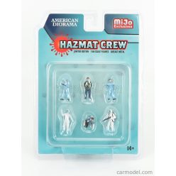 FIGURES  SET 6X HAZMAT CREW FIGURE  VARIOUS