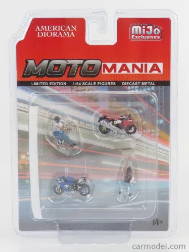 ACCESSORIES  SET MOTO MANIA 1 - 2X MOTORCYCLE + 2X FIGURE  VARIOUS