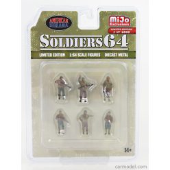 FIGURES  SET - SOLDIERS  MILITARY GREEN