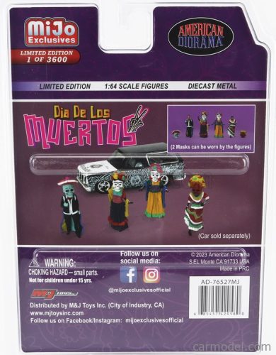 FIGURES  SET 4X DIA DE LOS MUERTOS  VARIOUS