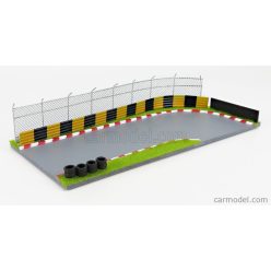 ACCESSORIES  DIORAMA GULF RACE TRACK  LIGHT BLUE ORANGE