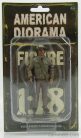 FIGURES  SOLDATO POLIZIOTTO MILITARE CON FUCILE - MILTARY POLICE SOLDIER III WITH RIFLE GUN  GREEN BROWN