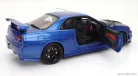 NISSAN  SKYLINE GT-R (R34) Z-TUNE 2002  BAYSIDE BLUE CARBON