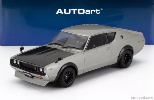 NISSAN  SKYLINE 2000 GT-R (KPGC110) TUNED VERSION COUPE 1973  SILVER BLACK