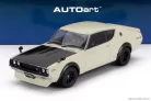 NISSAN  SKYLINE 2000 GT-R (KPGC110) TUNED VERSION COUPE 1973  WHITE BLACK