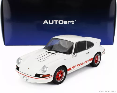 PORSCHE  911 CARRERA RS 1973 -  THE CIRCUIT WOLF - (RIVAL) SAKON HAYASE - MANGA MOVIE  WHITE RED