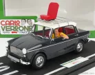 FIAT  1100D WITH  MIMMO FIGURE (CARLO VERDONE) 1981 BIANCO ROSSO E VERDONE MOVIE  GREY