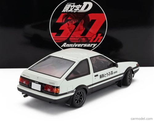 TOYOTA  SPRINTER TRUENO (AE86) INITIAL D PROJECT D FINAL VERSION 30th AANIVERSARY 1980  WHITE BLACK