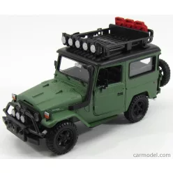   TOYOTA  FJ40 LAND CRUISER HARD-TOP CLOSED OFF ROAD VERSION 1980  MATT GREEN BLACK