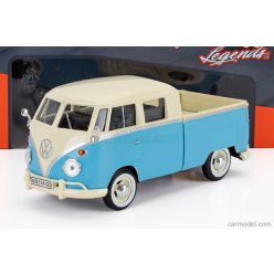   VOLKSWAGEN  T1 TYPE 2 DOUBLE CAB PICK-UP 1962  LIGTH BLUE WHITE