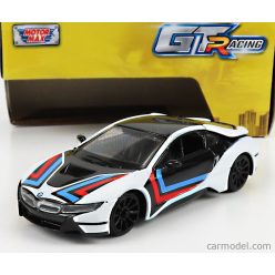 BMW  i8 COUPE GT RACING 2018  WHITE BLACK BLUE RED