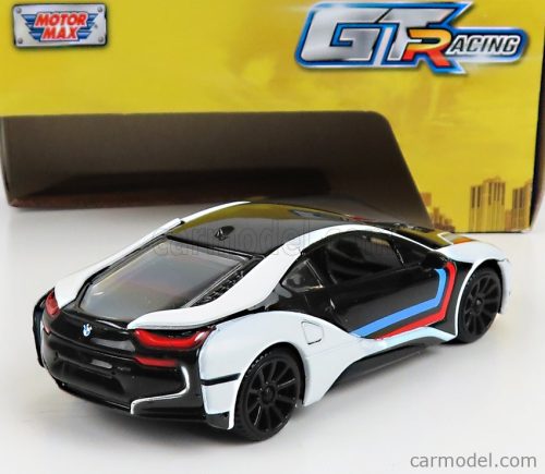 BMW  i8 COUPE GT RACING 2018  WHITE BLACK BLUE RED