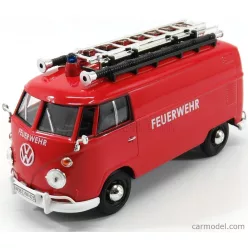 VOLKSWAGEN  T1 TYPE 2 VAN FEUERWEHR 1962  RED
